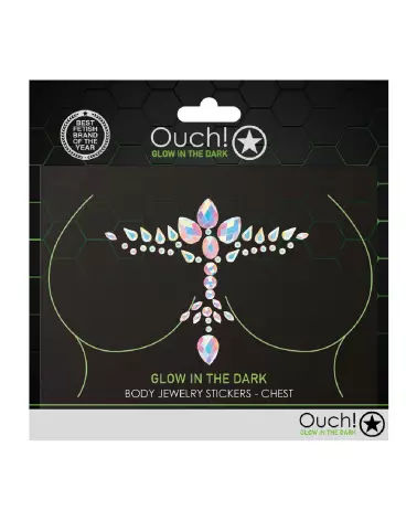 Stickers bijoux de corps pour poitrine Ouch! by Shots-2