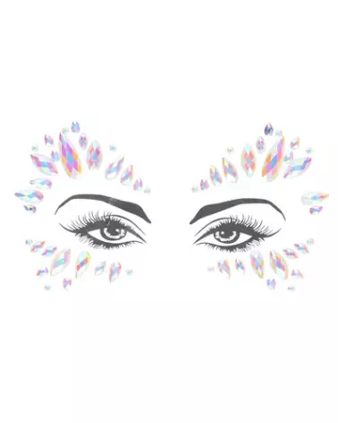 Stickers bijoux de visage par Ouch! Shots pour embellissement corporel lors de festivals et soirées-1