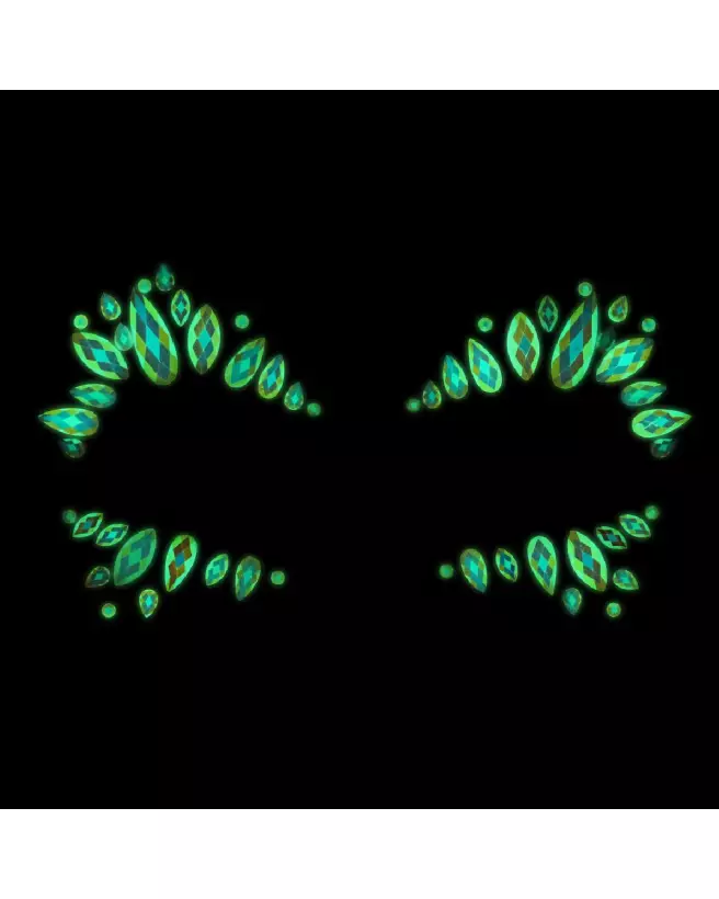 Stickers bijoux de visage par Ouch! Shots pour embellissement corporel lors de festivals et soirées-4