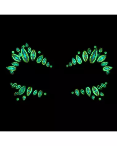 Stickers bijoux de visage par Ouch! Shots pour embellissement corporel lors de festivals et soirées-4