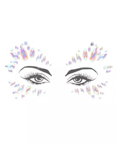 Stickers bijoux de visage par Ouch! Shots pour embellissement corporel lors de festivals et soirées-6