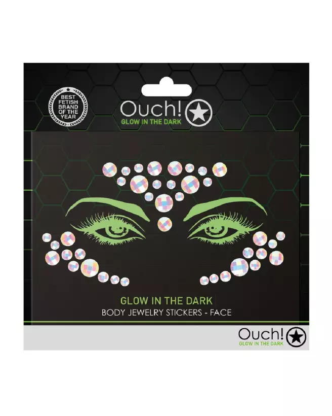 Stickers bijoux de visage Ouch! by Shots pour décoration corporelle élégante-2