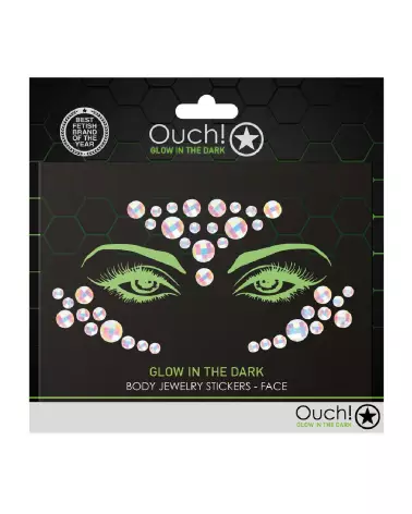 Stickers bijoux de visage Ouch! by Shots pour décoration corporelle élégante-2