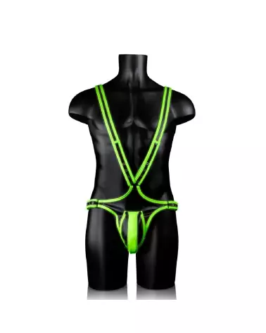 Harnais homme Ouch! by Shots L/XL phosphorescent pour soirées-5