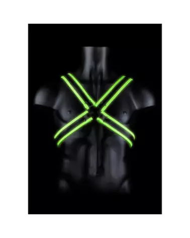 Harnais Homme Glow in the Dark Cross Armor S/M par Ouch! by Shots-1