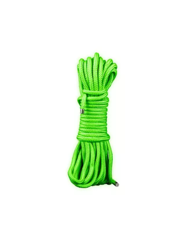 Corde Shibari lumineuse Ouch! by Shots de 10 mètres, idéale pour pratiques nocturnes-1