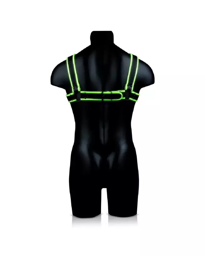 Harnais Chest Bulldog Glow in the Dark Ouch! by Shots Taille S/M-6