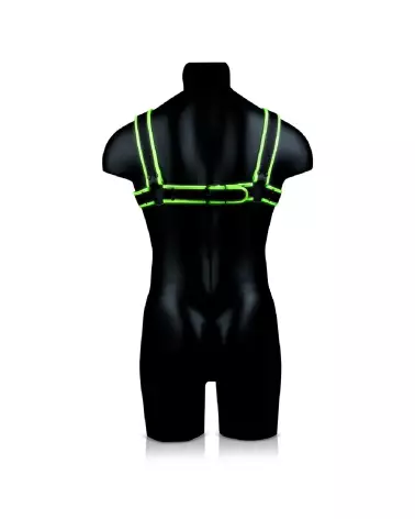 Harnais Chest Bulldog Glow in the Dark Ouch! by Shots Taille S/M-6
