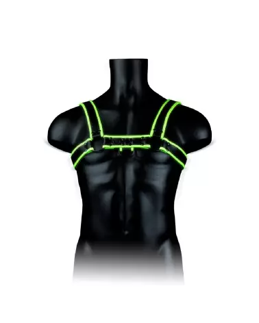 Image du harnais Chest Bulldog Glow in the Dark L/XL par Ouch! by Shots-5