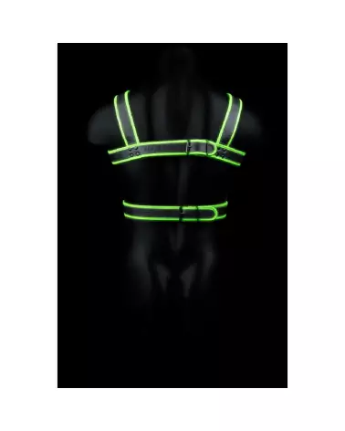 Harnais Body Armor L/XL phosphorescent Ouch! by Shots pour homme-4