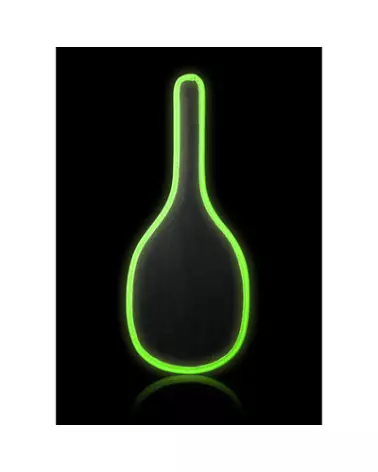 Photo de Round Paddle Glow in the Dark de Ouch! by Shots pour jeux érotiques nocturnes-1