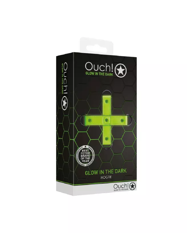Hogtie Glow in the Dark de Ouch! by Shots pour jeux bondage lumineux-2