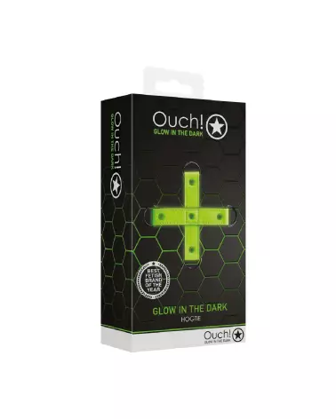 Hogtie Glow in the Dark de Ouch! by Shots pour jeux bondage lumineux-2
