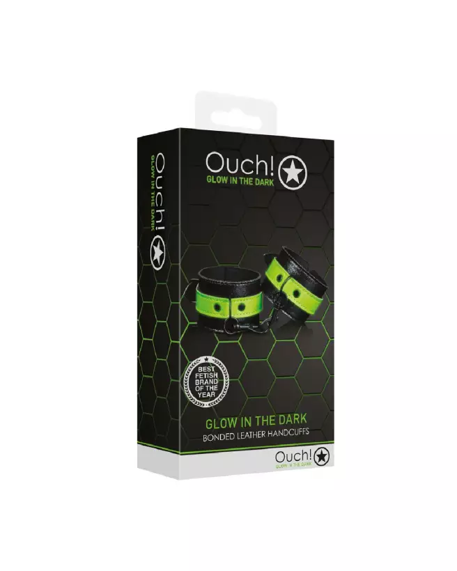 Menottes phosphorescentes Ouch! by Shots pour jeux nocturnes-2