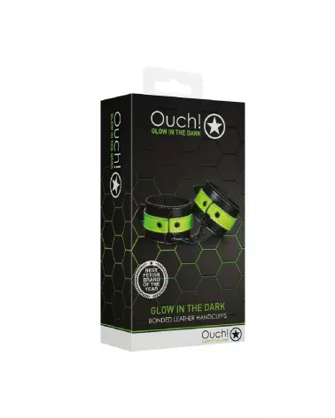 Menottes phosphorescentes Ouch! by Shots pour jeux nocturnes-2