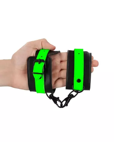 Menottes chevilles lumineuses Ouch! by Shots pour jeux nocturnes sécurisés-6