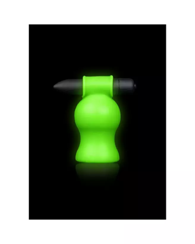Masturbateur Vibrant Phosphorescent Ouch! by Shots en action-1