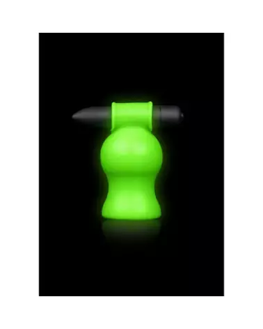 Masturbateur Vibrant Phosphorescent Ouch! by Shots en action-1
