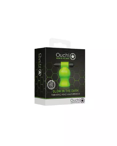 Masturbateur Vibrant Phosphorescent Ouch! by Shots en action-2
