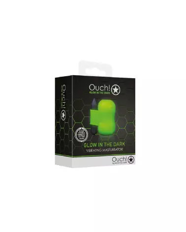 Masturbateur vibrant lumineux Ouch! by Shots pour plaisir intense-2