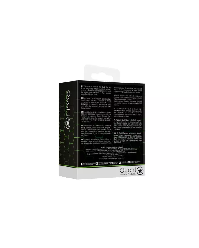 Masturbateur vibrant lumineux Ouch! by Shots pour plaisir intense-3