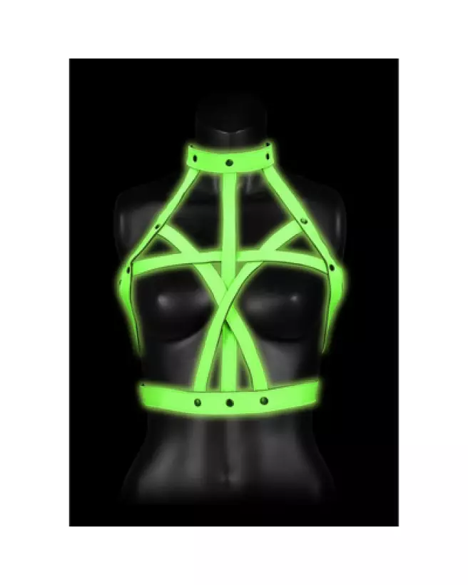 Harnais lumineux Bra Harness Ouch! by Shots taille S/M-1
