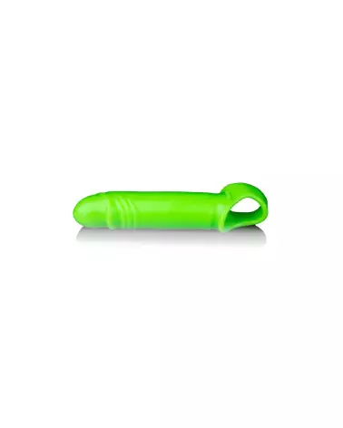 Gaine pénis lumineuse extensible Ouch! by Shots, effet glow in the dark-4