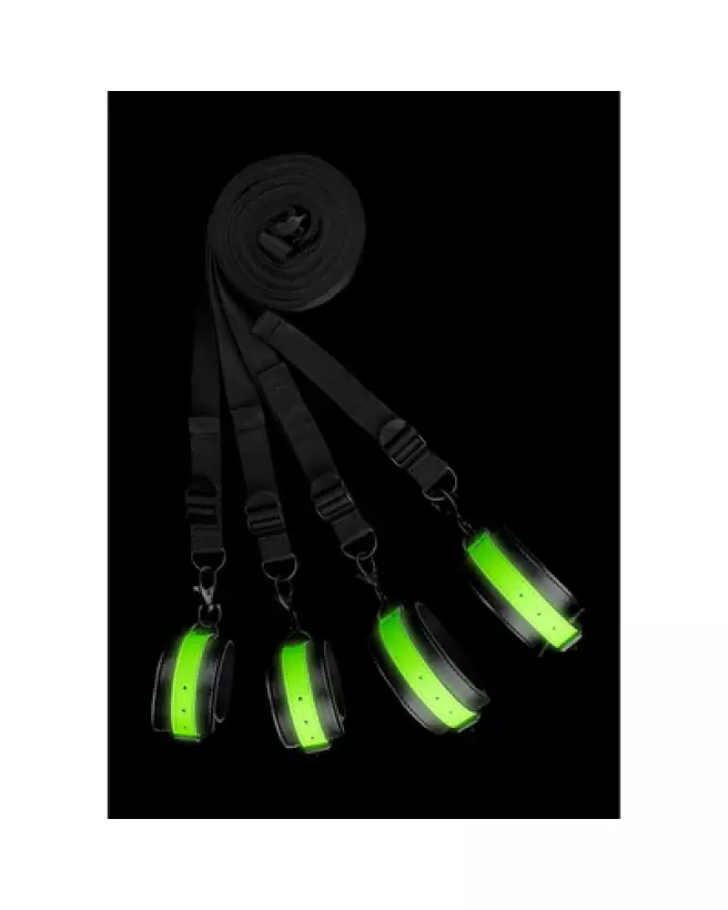 Set d'Attachement Ouch! by Shots pour Lit Phosphorescent - Accessoires de Jeux Nocturnes-1