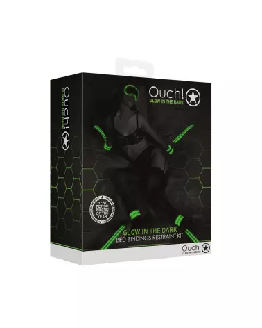 Set d'Attachement Ouch! by Shots pour Lit Phosphorescent - Accessoires de Jeux Nocturnes-2