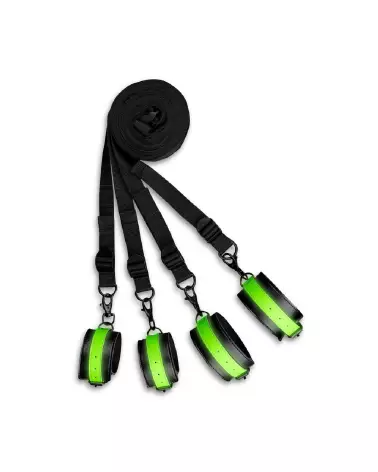 Set d'Attachement Ouch! by Shots pour Lit Phosphorescent - Accessoires de Jeux Nocturnes-4