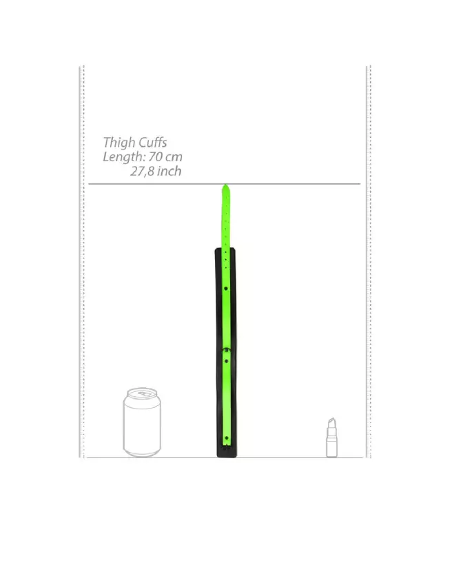 Harnais phosphorescent Ouch! by Shots avec menottes et ceinture taille S/M-7