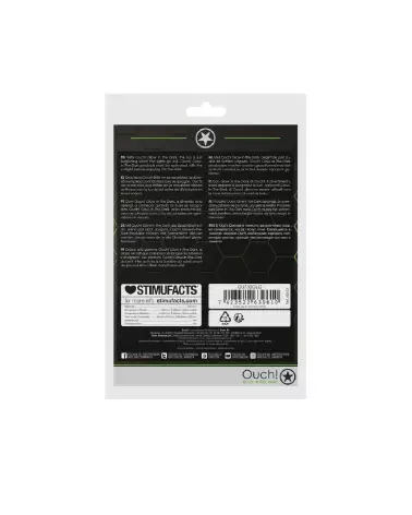 Cockring Set Glow in the Dark de Ouch! by Shots pour endurance et plaisir-3