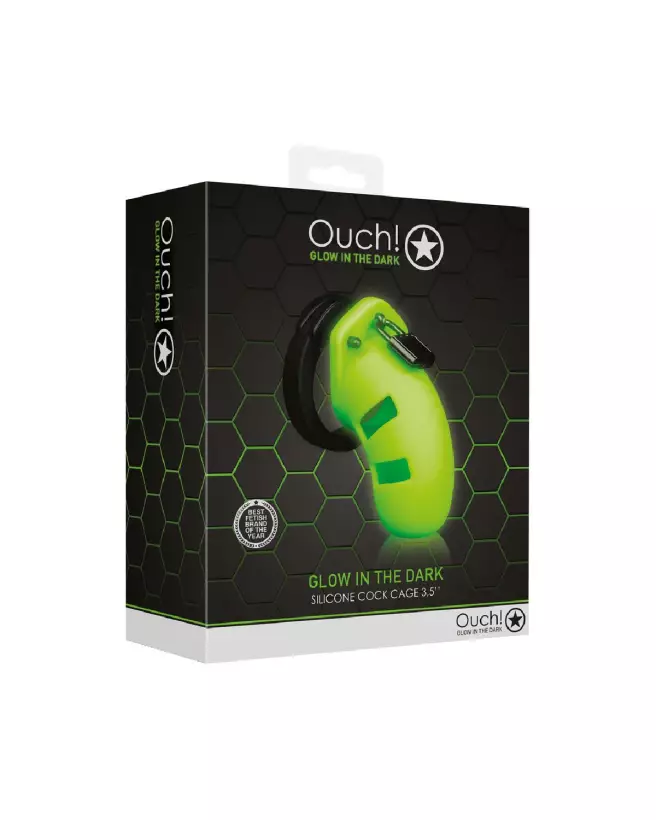 Image de la Cage de Chasteté Model 20 Glow in the Dark de Ouch! by Shots-2