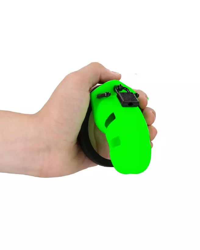 Image de la Cage de Chasteté Model 20 Glow in the Dark de Ouch! by Shots-7