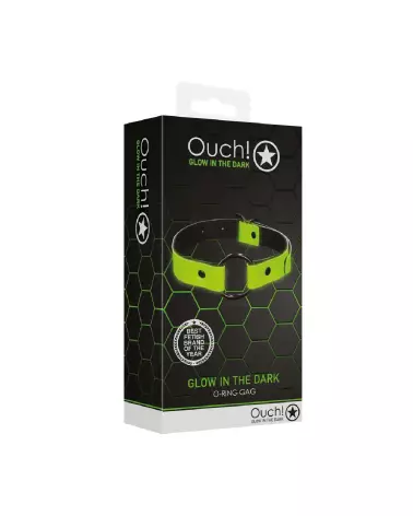 Image Baillon O-Ring Gag Phosphorescent de Ouch! by Shots pour BDSM-2