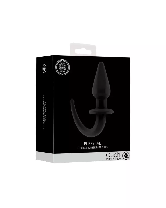 Flexible Rubber Butt Plug by Ouch! - High Quality Anal Toy for Enhanced Pleasure-2
