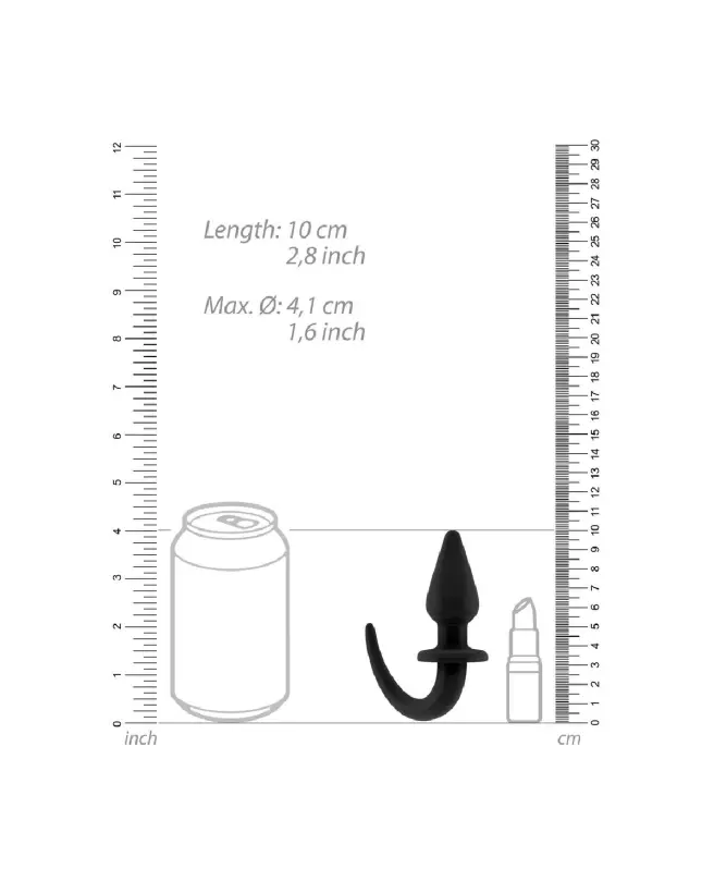 Flexible Rubber Butt Plug by Ouch! - High Quality Anal Toy for Enhanced Pleasure-4