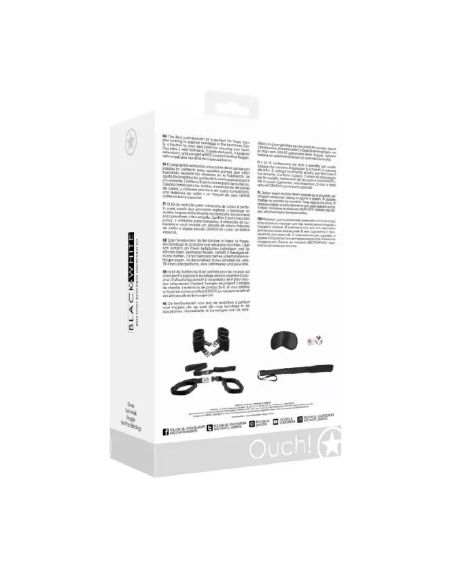 Image du Kit de Contraintes pour Lit Ouch! by Shots - Accessoire de Bondage-3