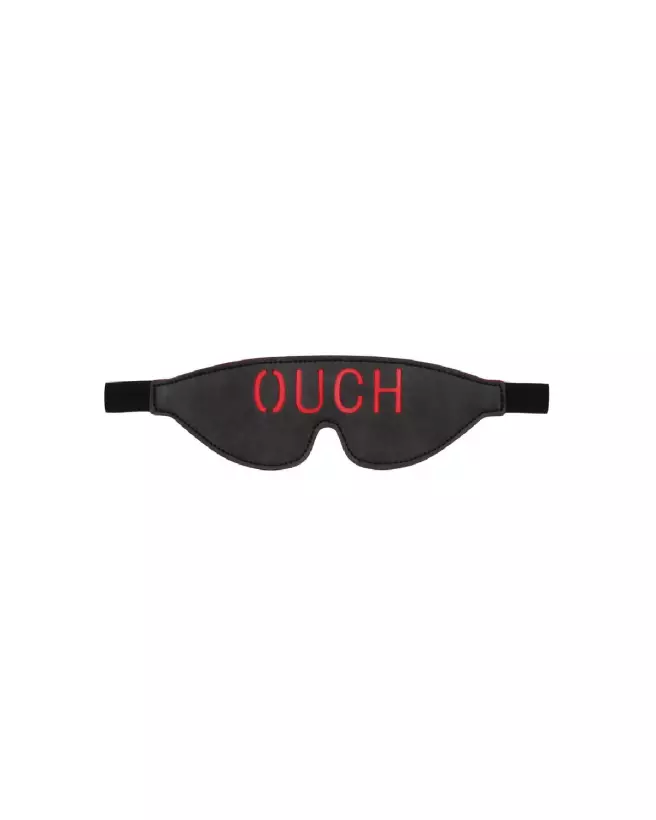 Masque en cuir bondé Ouch! pour jeux BDSM et soumission-6