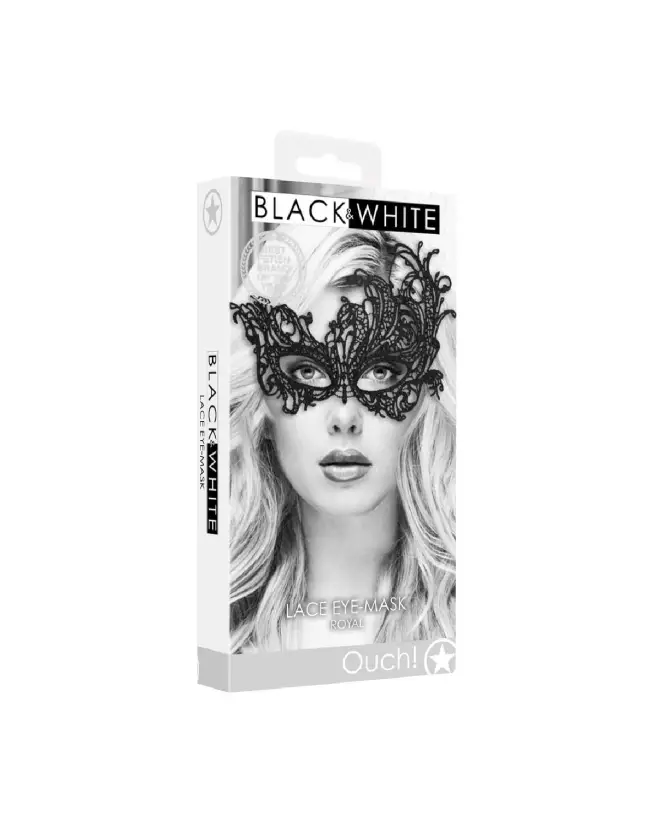 Masque Royal en dentelle de Ouch! by Shots, accessoire BDSM élégant-2