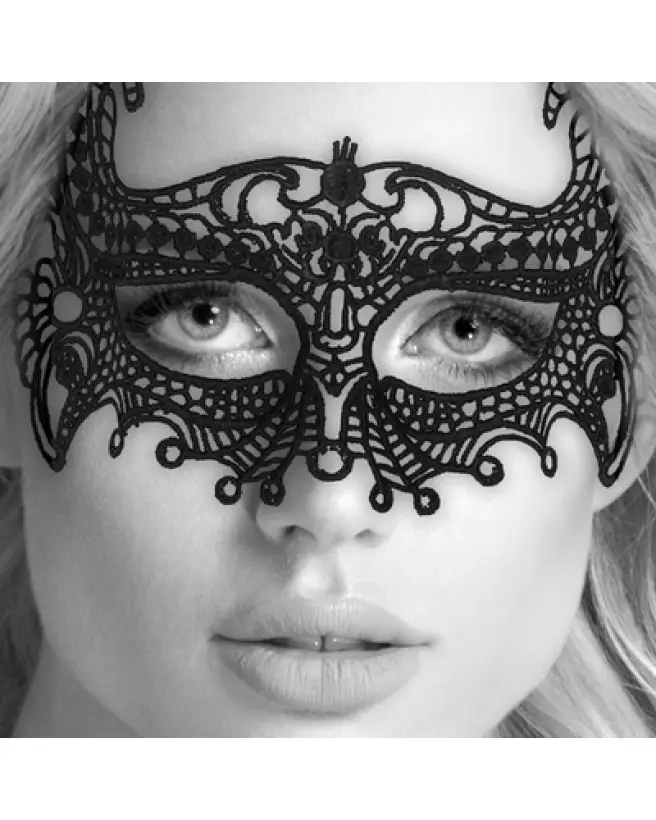 Photo du Masque en Dentelle Empress de Ouch! by Shots, idéal pour séduction et jeux de rôle-1