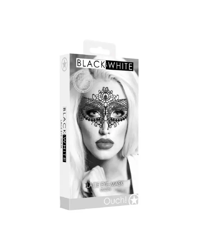 Masque en dentelle Queen de Ouch! by Shots pour élégance et jeux de rôle-2