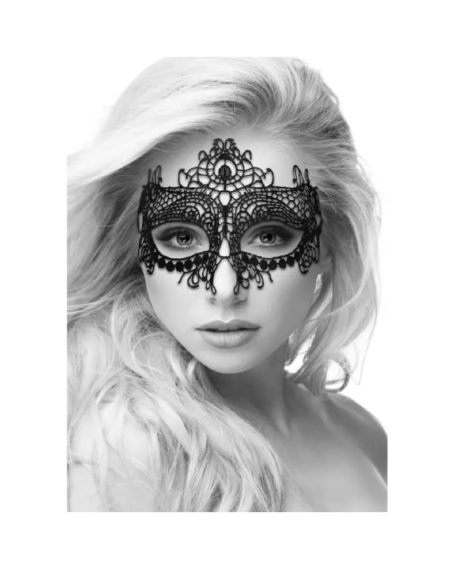 Masque en dentelle Queen de Ouch! by Shots pour élégance et jeux de rôle-5