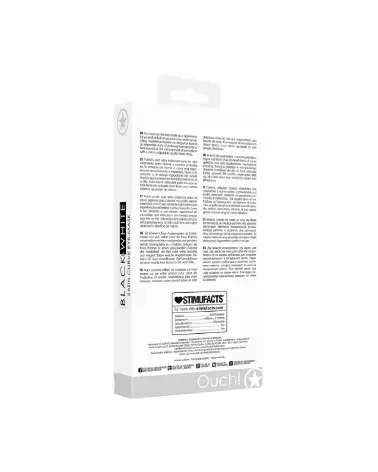 Masque de nuit en satin Curvy de Ouch! by Shots pour sommeil et jeux intimes-3