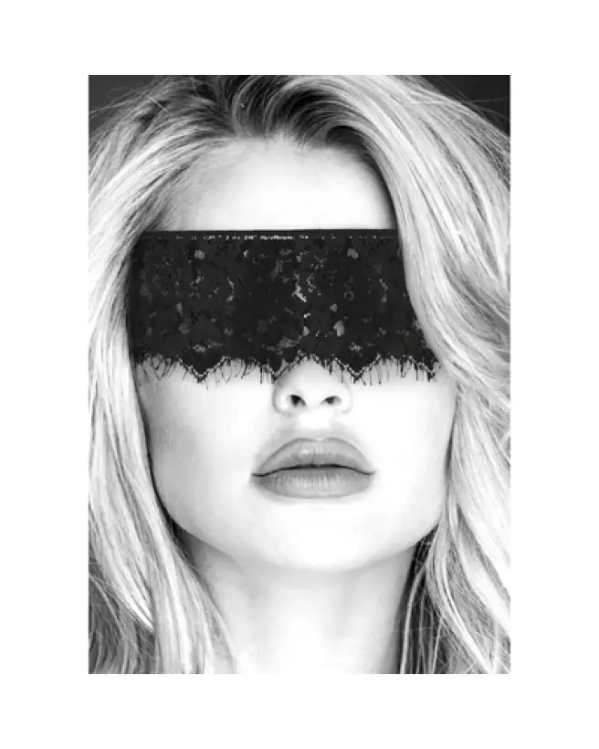 Masque en dentelle élégant Ouch! by Shots pour jeux de séduction-1