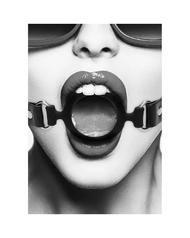 Silicone Ring Gag Ouch! Shots pour jeux de soumission et BDSM-1