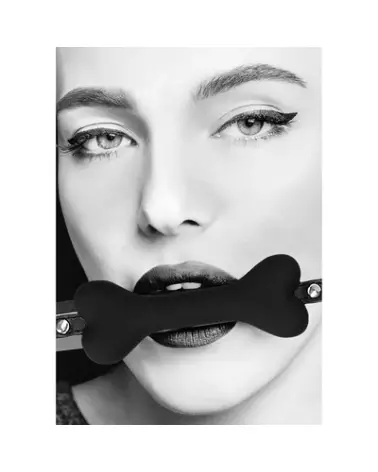 Image du Baillon Bone Gag en Silicone par Ouch! by Shots, accessoire BDSM-1