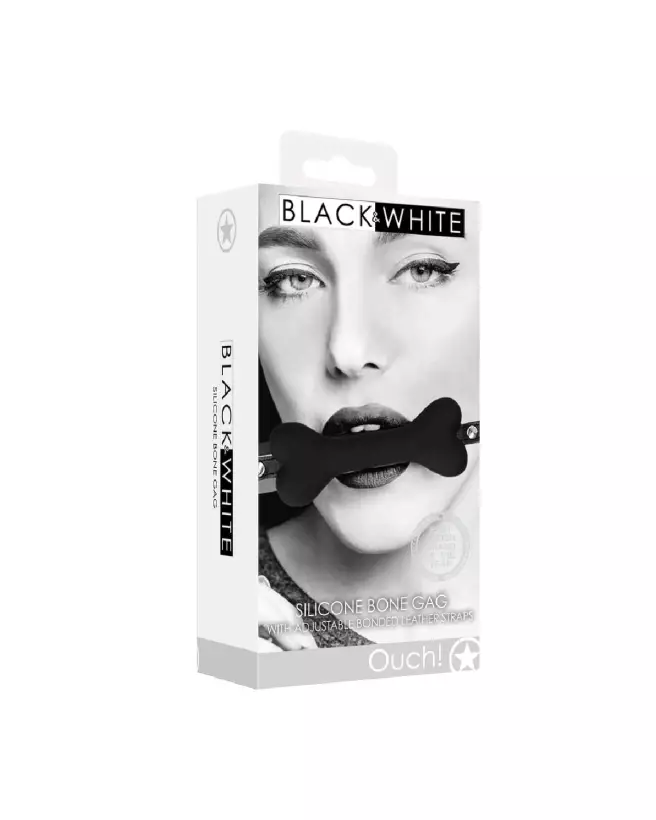 Image du Baillon Bone Gag en Silicone par Ouch! by Shots, accessoire BDSM-2