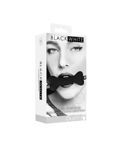 Image du Baillon Bone Gag en Silicone par Ouch! by Shots, accessoire BDSM-2