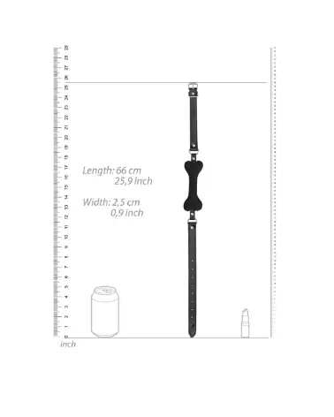 Image du Baillon Bone Gag en Silicone par Ouch! by Shots, accessoire BDSM-7